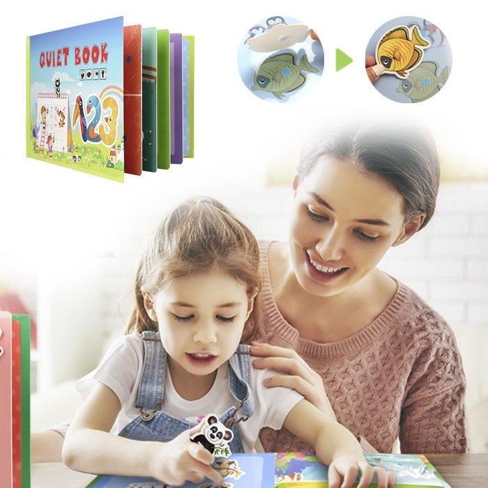 Παιδικό εκπαιδευτικό βιβλίο – αριθμοί- QuietBook