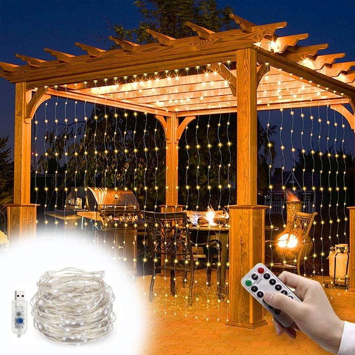 Φωτιστικό κουρτίνας LED 3x3μ - Curtainlight