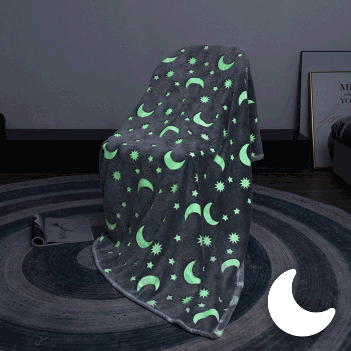 Μαγική παιδική κουβέρτα που λάμπει στο σκοτάδι - GlowBlanket