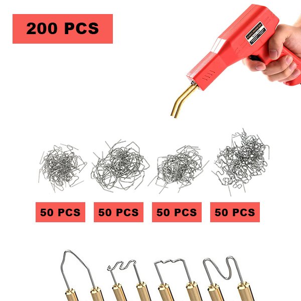 4 τύποι συνδετήρων - 200 τεμάχια - Weldystaple