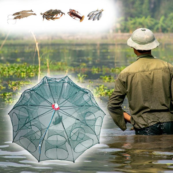 Πτυσσόμενο δίχτυ αλιείας (1 + 1 GRATIS) - Fishynet