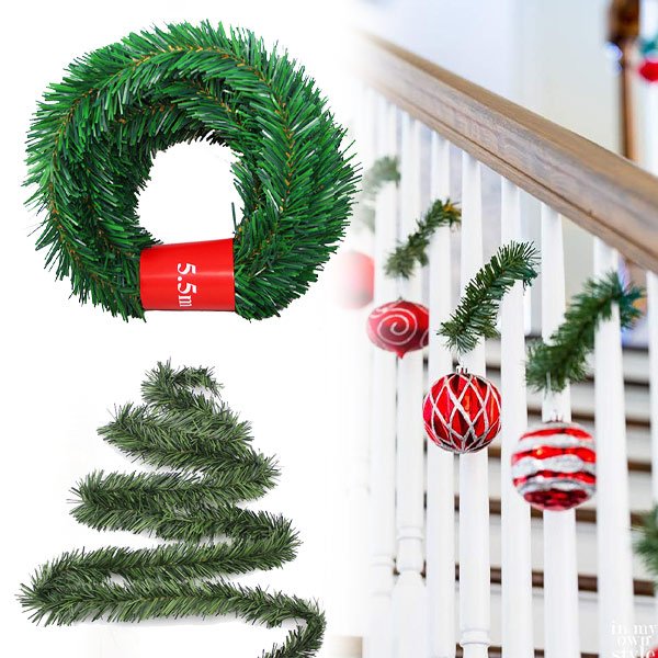 Χριστουγεννιάτικη γιρλάντα πεύκου, 5.5m - Garland