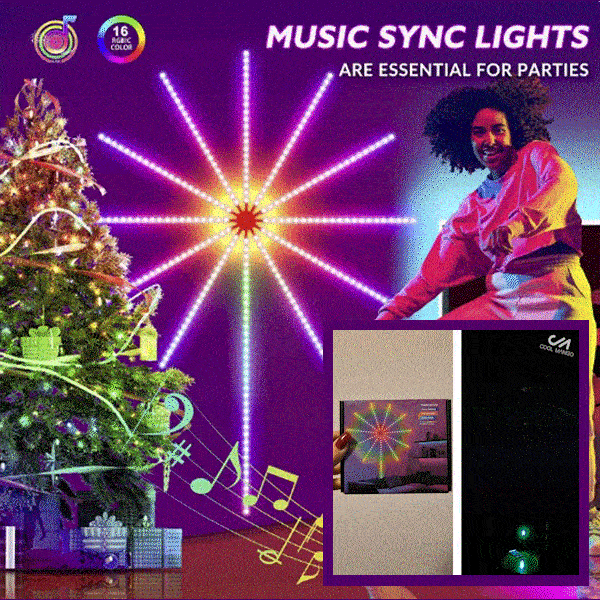 Πυροτεχνήματα έγχρωμα φώτα LED - Firework