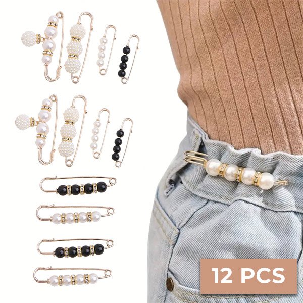 Ρυθμιζόμενες παραμάνες μέσης (12 τεμάχια) - Waistpins