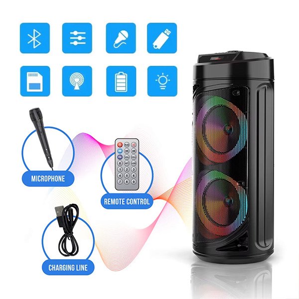 6 σε 1 φορητό ηχείο bluetooth - Partybox