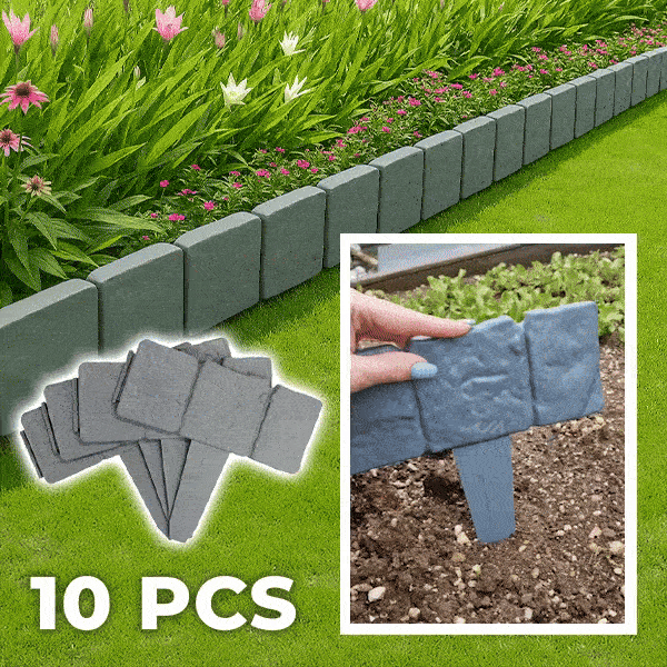 Κήπος φράχτης με απομίμηση πέτρας (10 κομμάτια) - Stonefency