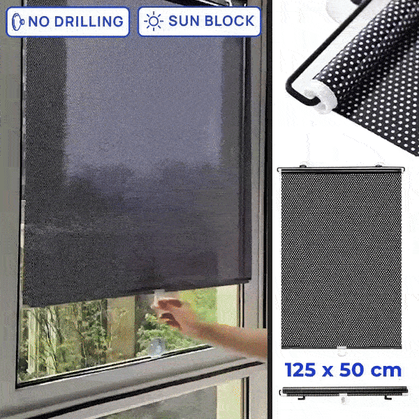 Ρολό σκίασης για παράθυρα (125 x 50cm) - Shady