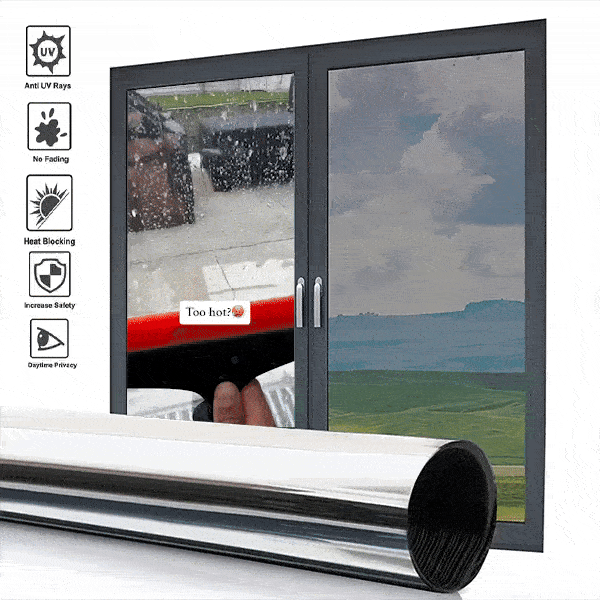 Φύλλο καθρέφτη για παράθυρα - Privacyfoil